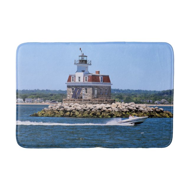 Tapis De Bain Phare de Penfield Reef, Connecticut Bath Mat (Devant)