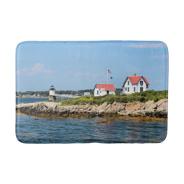 Tapis De Bain Phare de Ram Island, Maine Bath Mat (Devant)