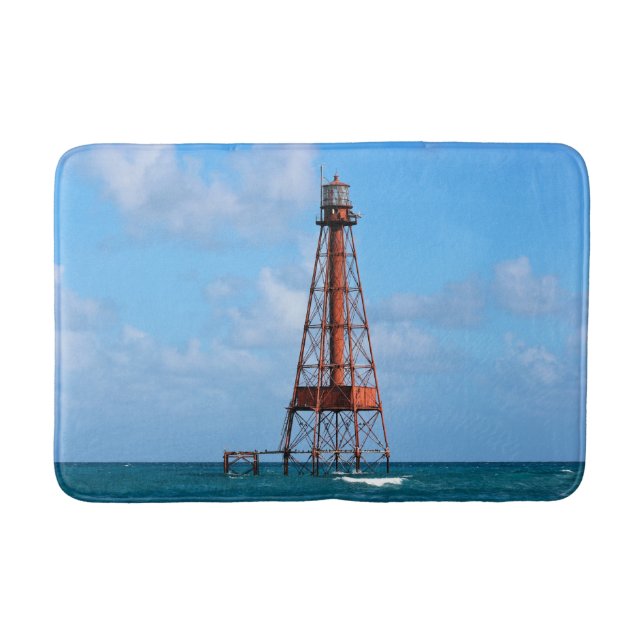 Tapis De Bain Phare de récif de sombrero, clés de la Floride (Devant)