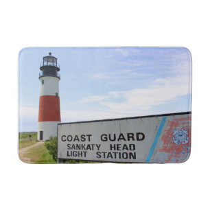 Tapis De Bain Phare de Sankaty Head, Nantucket MA Bath Mat