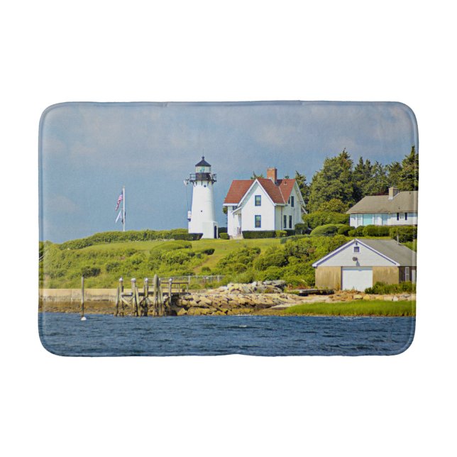 Tapis De Bain Phare de Warwick Neck, Rhode Island (Devant)