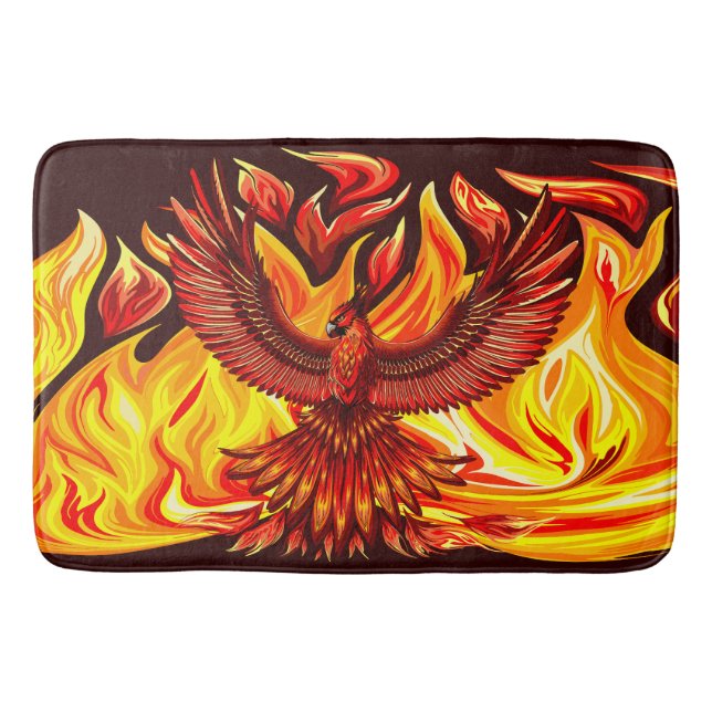 Tapis De Bain Phoenix mythologique immortelle Créature (Devant)