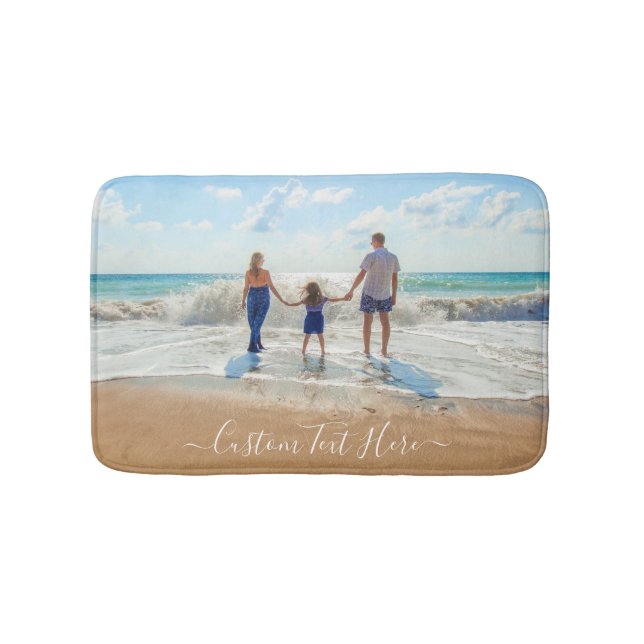 Tapis De Bain Photo personnalisée Texte Bain Mat Votre propre co (Devant)