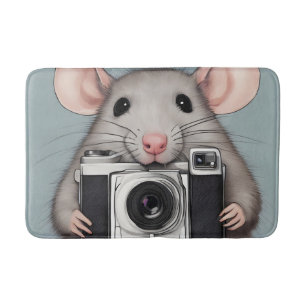 Tapis De Bain Photographe de Cute Rat