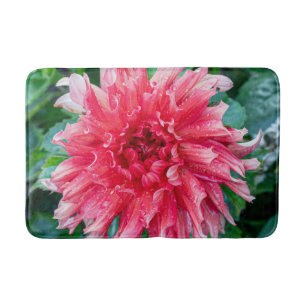 Tapis De Bain Photographie Fleur, Dahlia Rose