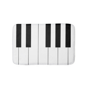 Tapis De Bain Piano Keys Bath Mat