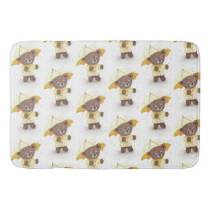 Tapis De Bain Pied d'ours dans la pluie
