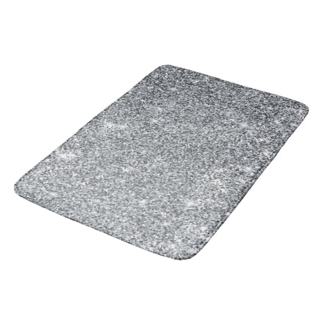 Tapis De Bain Pierre d'argent Gary Marbre d'or Parties scintilla (Angle)