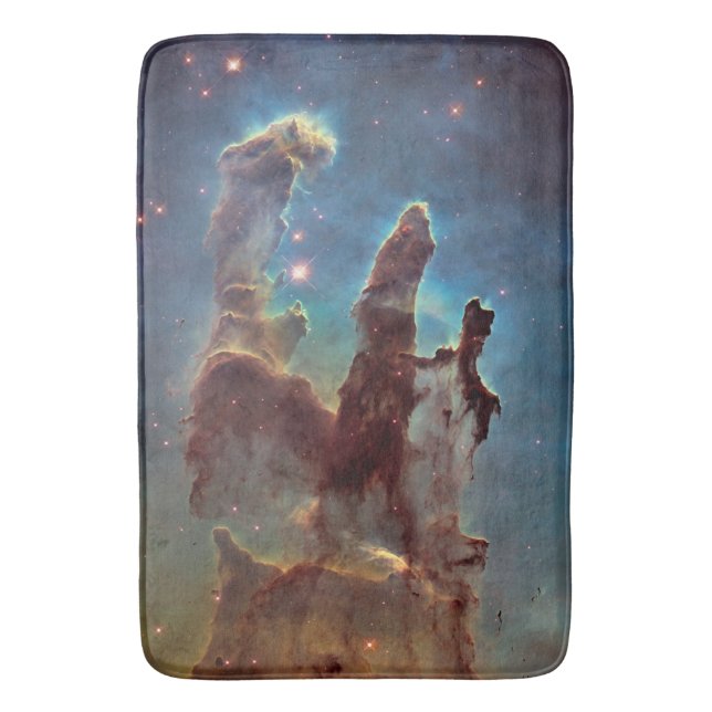 Tapis De Bain Piliers de création, Aigle Nebula Hubble Space (devant Vertical)
