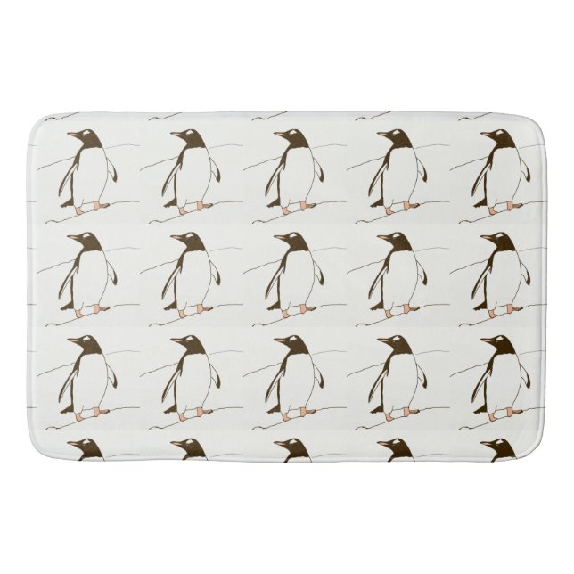 Tapis De Bain Pingouin Gentoo (Devant)
