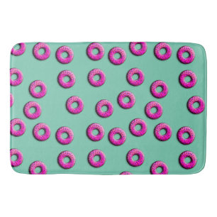 Tapis De Bain Pinky Donuts motif sans faille + vos idées