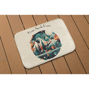 Tapis De Bain Pins nordiques & Pics, coutume