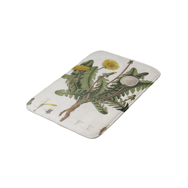 Tapis De Bain Pissenlit (gravure de couleur) (Angle)