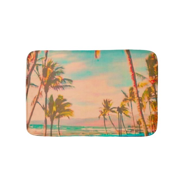 Tapis De Bain Plage de PixDezines/baie de mauna lani, hawaii (Devant)