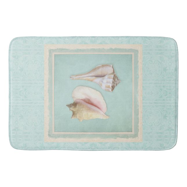 Tapis De Bain Plage des coquillages de Whelells Seashells (Devant)