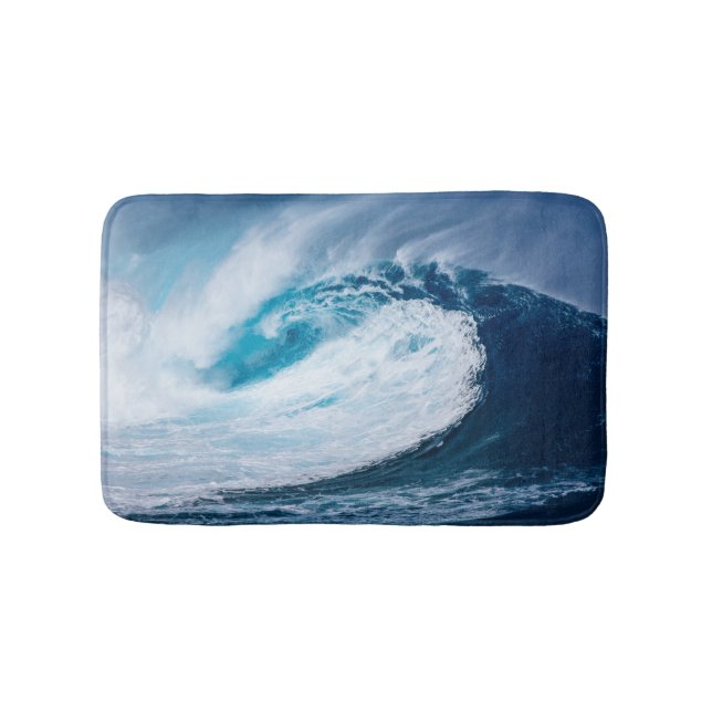 Tapis De Bain Plage d'été de Sea Wave Water (Devant)