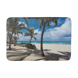 Tapis De Bain Plages tropicales   Anguilla Beach, Palm Tree