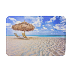 Tapis De Bain Plages tropicales   Plage de sable d'Aruba