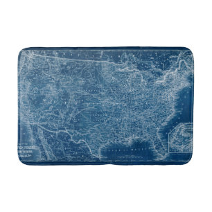 Tapis De Bain Plan directeur américain