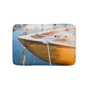 Tapis De Bain Plan rapproché sur attaché le bateau