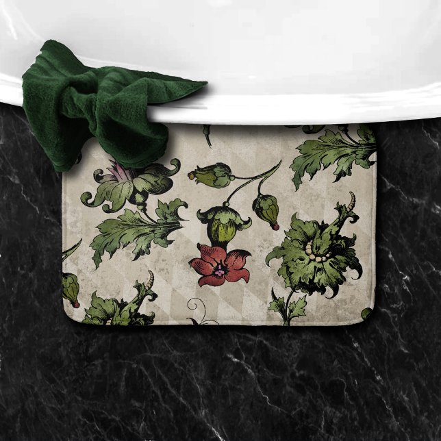 Tapis De Bain Plante de sorcière apothecaire | Herbes botaniques (Créateur téléchargé)