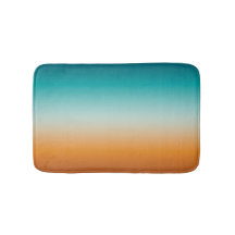 Plutôt Ombre Sunny Orange & Turquoise Blue Gradien