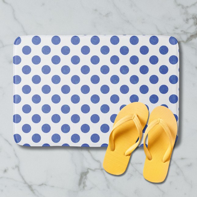 Tapis De Bain Points bleus (Créateur téléchargé)