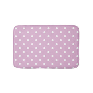 Tapis De Bain Pois Angora roses