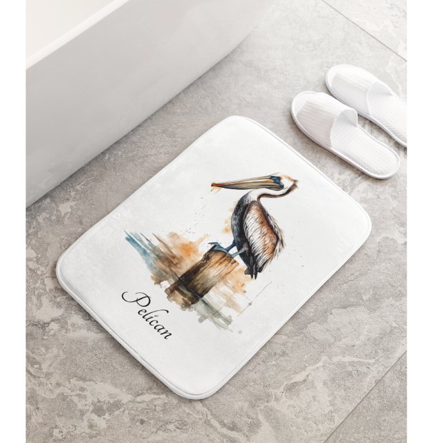Tapis De Bain Poise du Pélican (Créateur téléchargé)