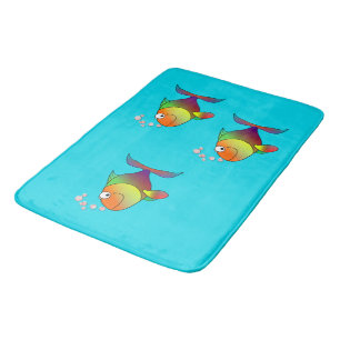 Tapis De Bain Poisson coloré