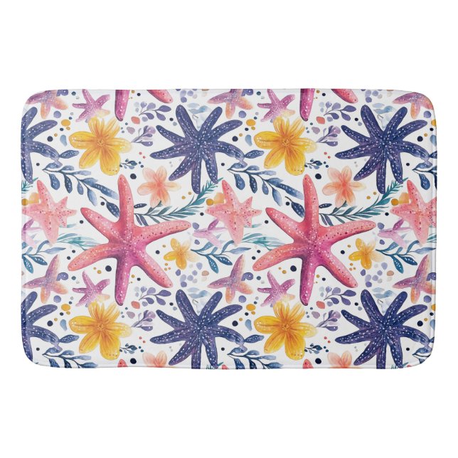 Tapis De Bain Poisson étoilé couleur Sea Life (Devant)