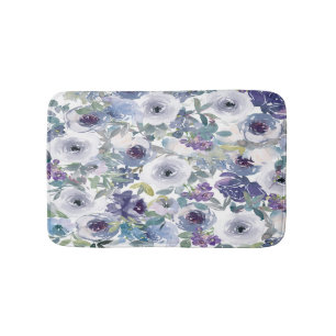 Tapis De Bain Pomme et lavande à bain floral