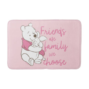 Tapis De Bain Pooh et Piglet  Les amis sont la famille que nous 