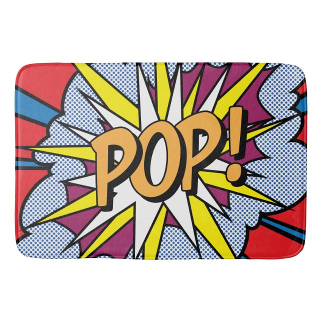 Tapis De Bain Pop Art Bath Mat (Devant)