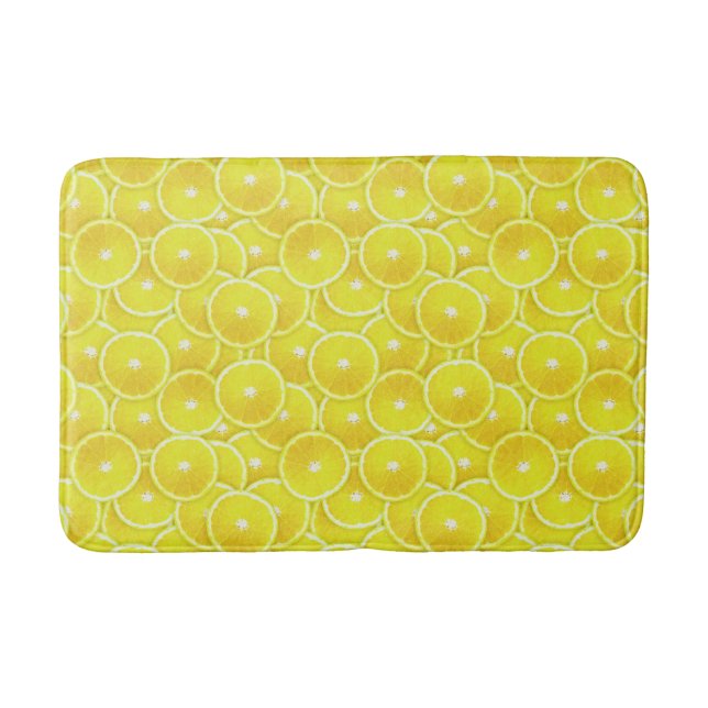 Tapis De Bain Pop Art Lemon Slices (Devant)
