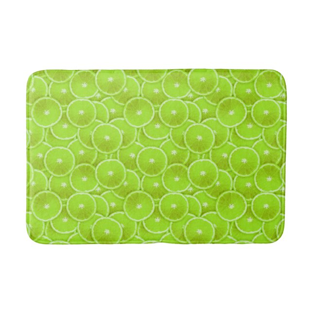 Tapis De Bain Pop Art Lime Slices (Devant)