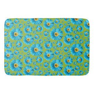 Tapis De Bain Pop Daisy Aqua Blue