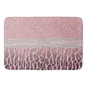 Tapis De Bain poster de animal Chic Girly Pink Leopard Image