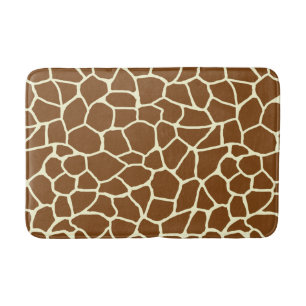 Tapis De Bain Poster de animal Motif Wild Giraffe