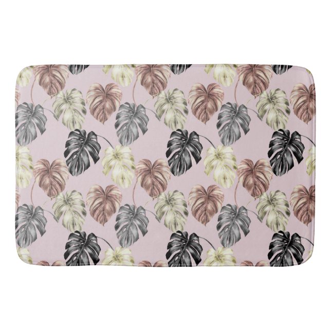 Tapis De Bain Poster de animal tropical et série verte Design 35 (Devant)