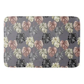 Tapis De Bain Poster de animal tropical et série verte Design 36