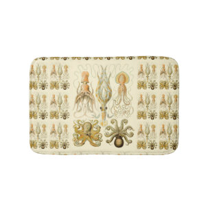 Tapis De Bain Poulpe Vintage Calmar Gamochonia par Ernst Haeckel