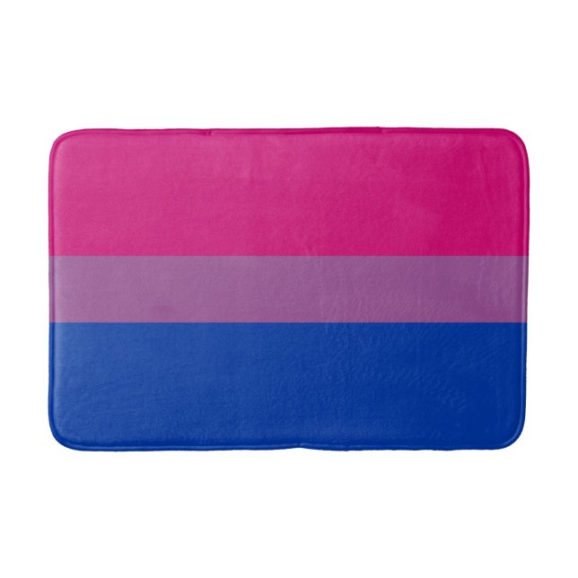 Tapis De Bain Pride bisexuelle (Bi Drapeau) (Devant)