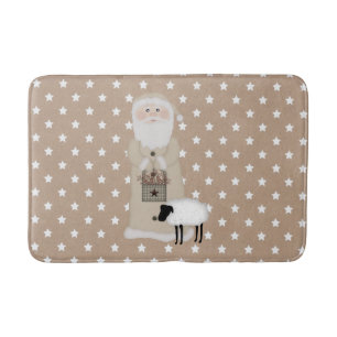 Tapis de bain principal Père Noël