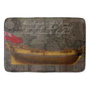 Tapis De Bain Profil de la frégate Jersey