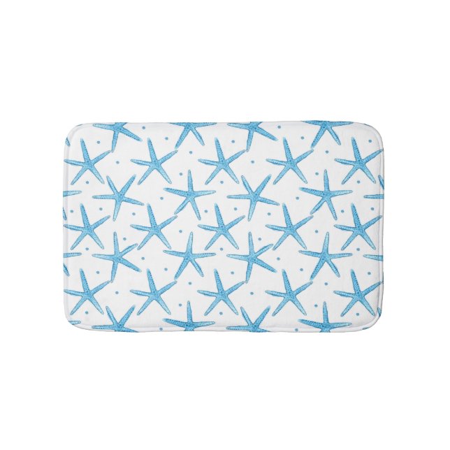 Tapis De Bain Profil sous convention astérisque bleu de mer (Devant)