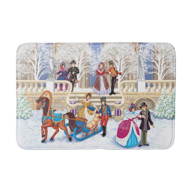 Tapis De Bain Promenade hivernale (Devant)