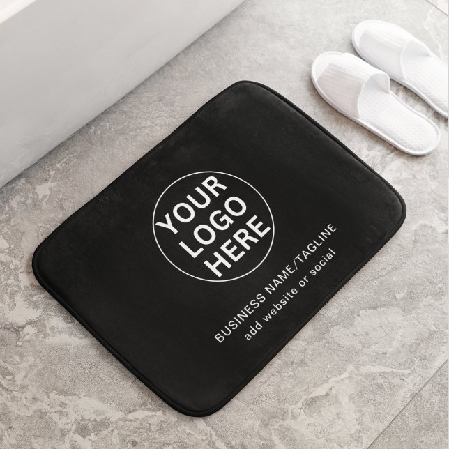 Tapis De Bain Promo en noir et blanc (Créateur téléchargé)
