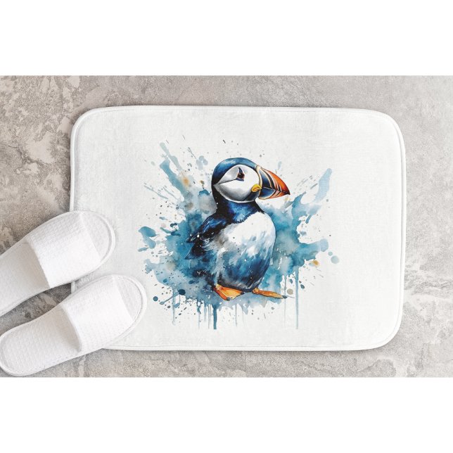 Tapis De Bain Puffin Splash (Créateur téléchargé)
