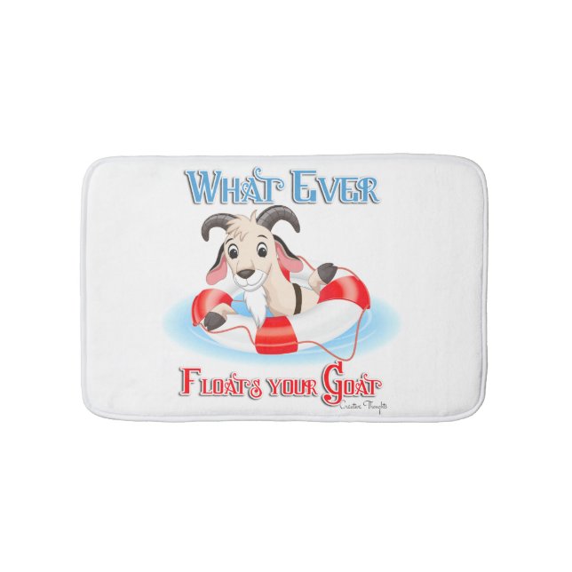 Tapis De Bain Quelle que soit la chèvre (Devant)